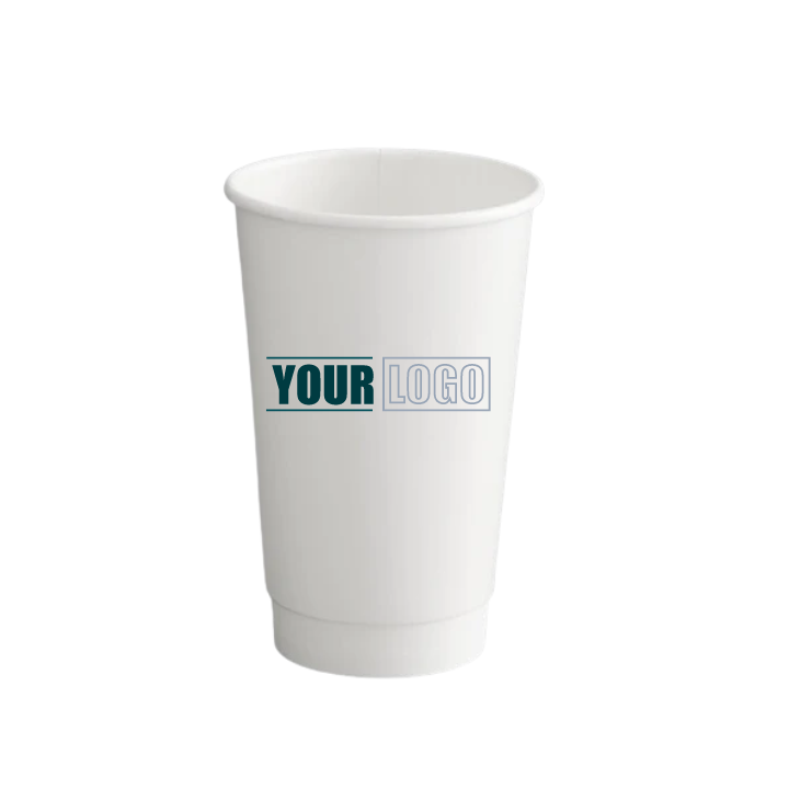 Custom 16oz Double Wall Paper Hot Cups