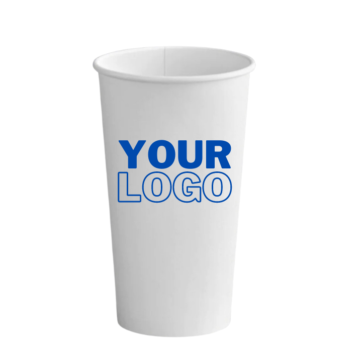 Custom 20oz Paper Hot Cups- Single Wall