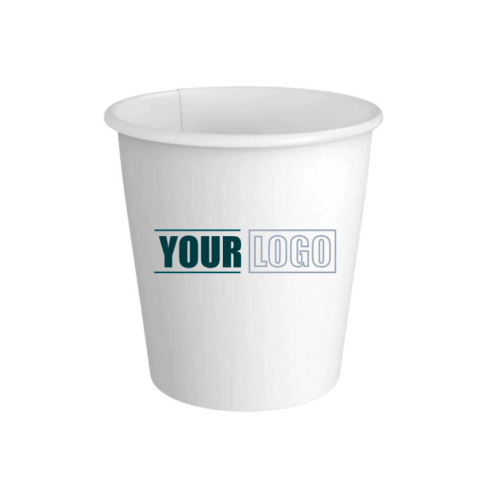 Custom 4oz Paper Hot Cups - Single Wall