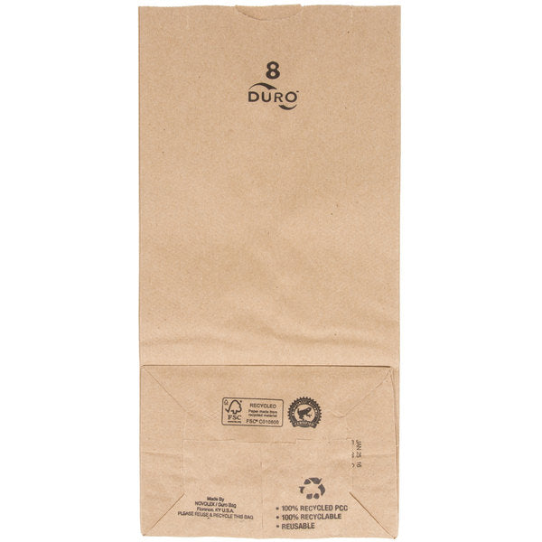 Custom Number 8 lb. Paper Bag 400/Bundle
