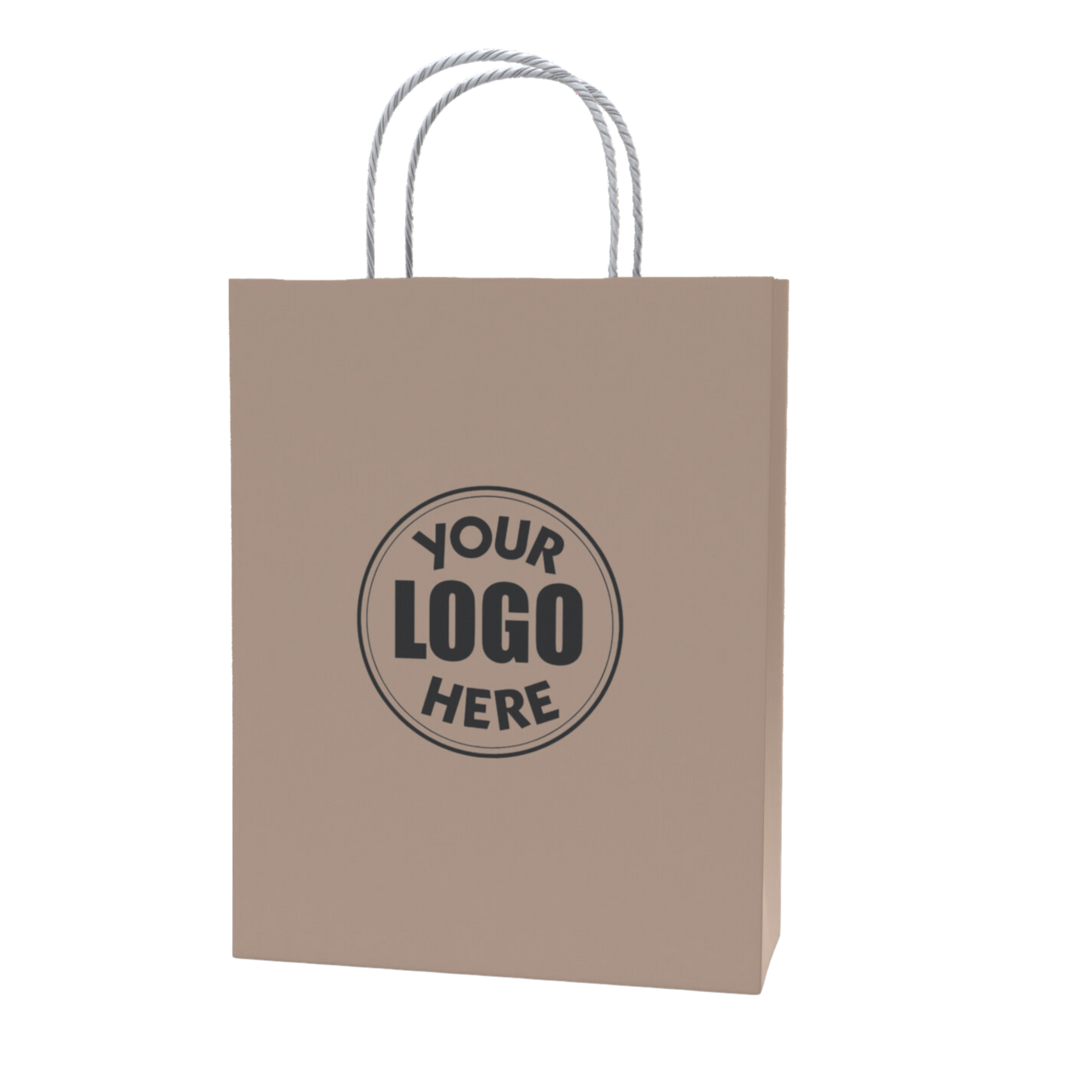 Custom Paper Handle Bag "Missie" - 10 x 5 x 13"