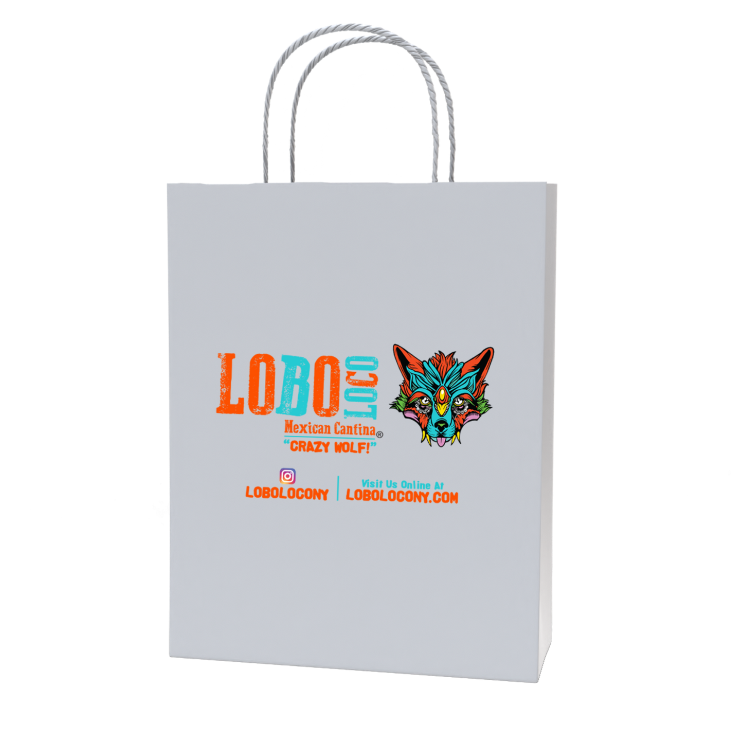 Custom Paper Handle Bag "Super" - 14 x 10 x 16"