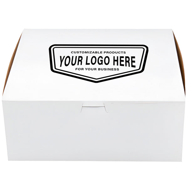 Custom Bakery Box 10" x 10" x 5" -100/Bundle