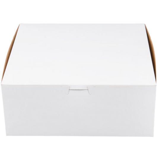 Caja de panadería personalizada 10" x 10" x 4" -100/paquete