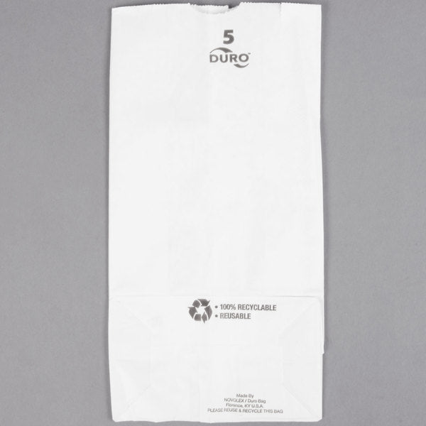 Custom Number 5 lb. Paper Bag 100/Bundle