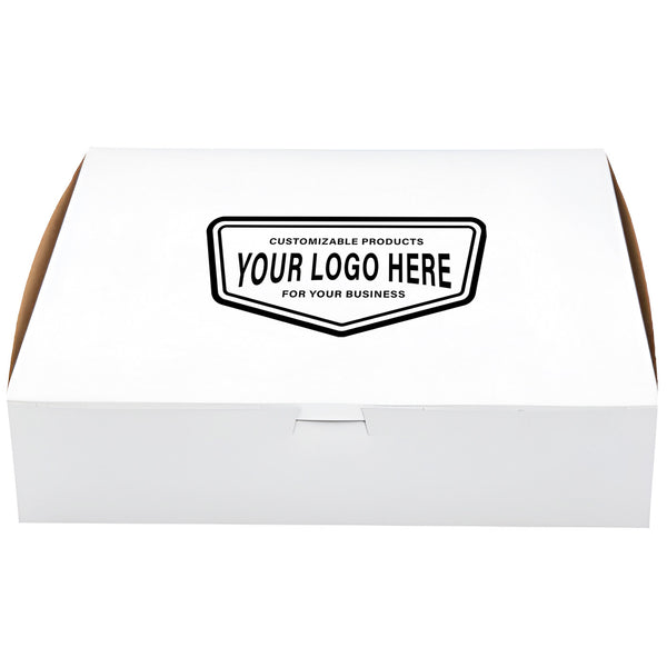 Custom Bakery Box 12" x 12" x 3" -100/Bundle