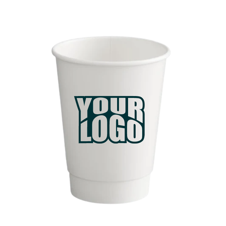 Custom 12oz Double Wall Paper Hot Cups