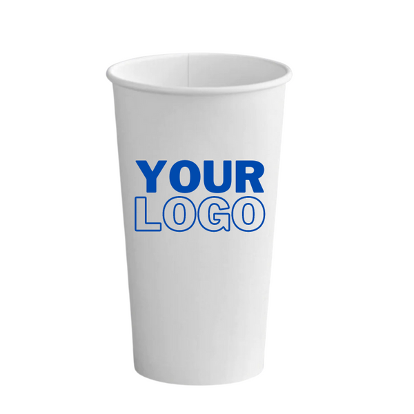 Custom 20oz Paper Cold Cups- Single Wall