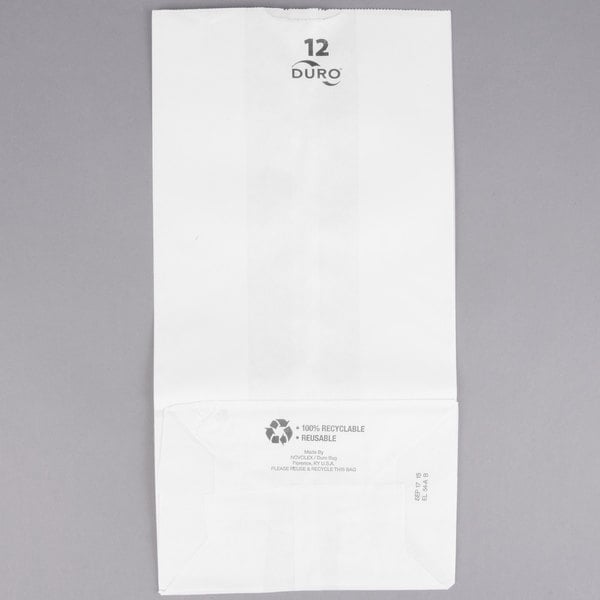 Custom Number 12 lb. Paper Bag 100/Bundle