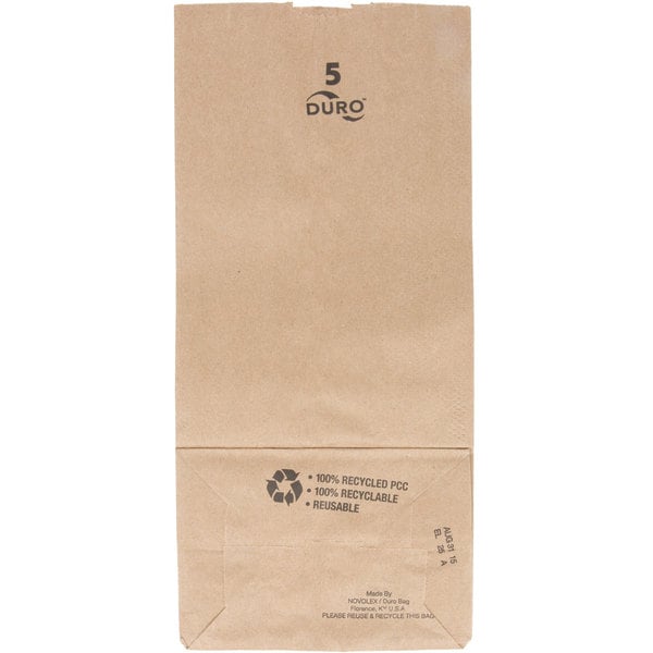Custom Number 5 lb. Paper Bag 100/Bundle