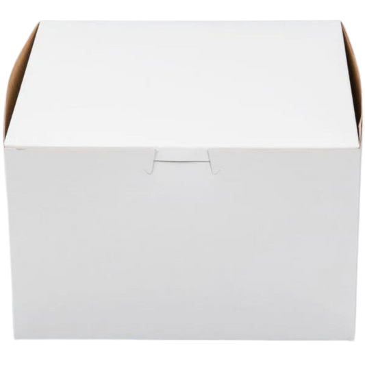 Caja de panadería personalizada 08" x 08" x 5" -100/paquete