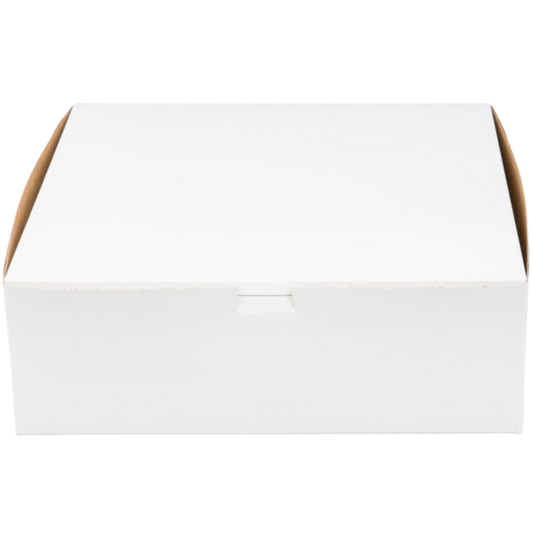 Caja de panadería personalizada 11" x 11" x 3" -100/paquete