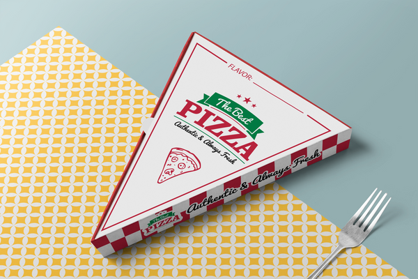 Custom Single Slice Pizza Box - 200/Bundle