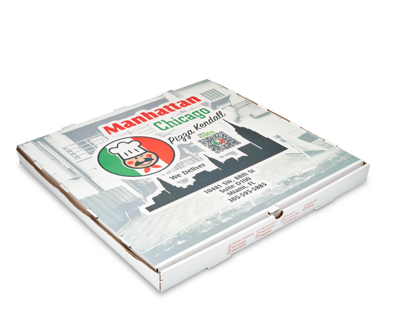 Custom Pizza Boxes 24" x 24" x 2" - 25/Bundle