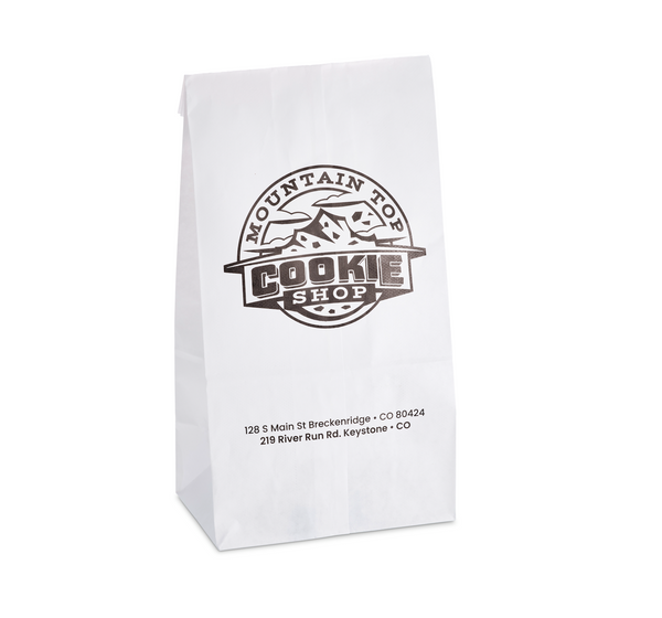 Custom Number 4 lb. Paper Bag 400/Bundle