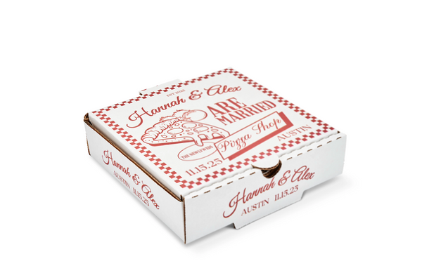 Custom Pizza Boxes - 07" x 07" x 2" - 50/Bundle
