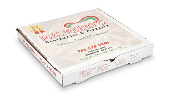 Custom Pizza Boxes - 16" x 16" x 2" - 50/Bundle