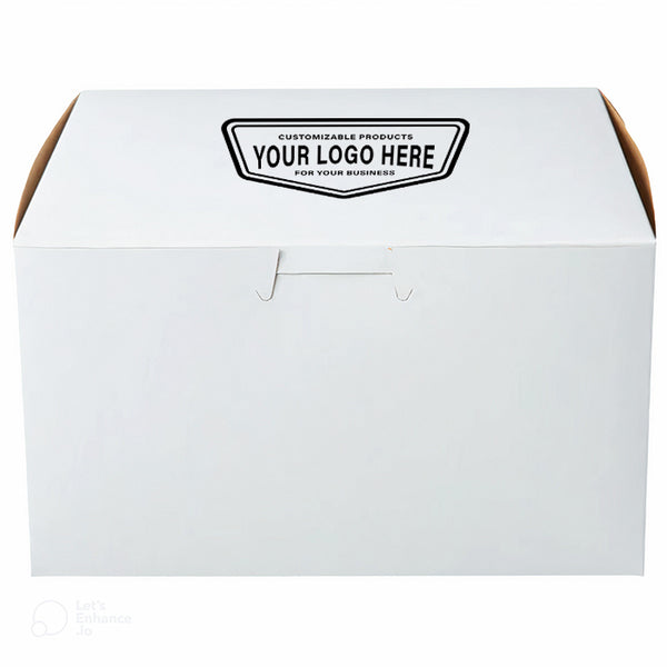 Custom Bakery Box 07" x 07" x 3" -100/Bundle