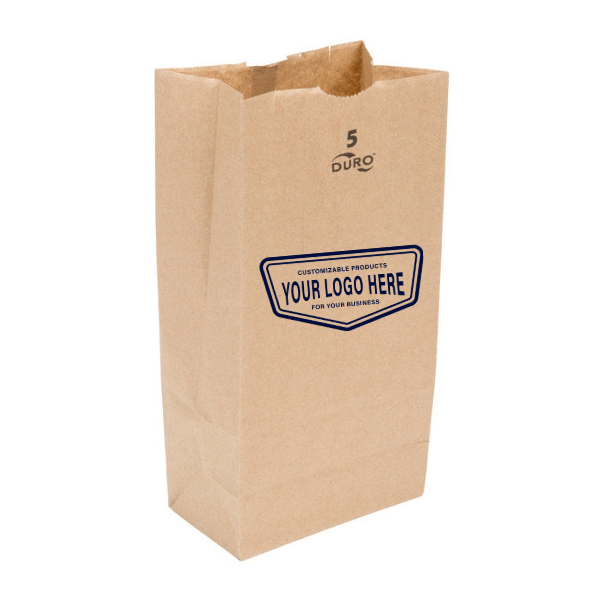 Custom Number 5 lb. Paper Bag 400/Bundle