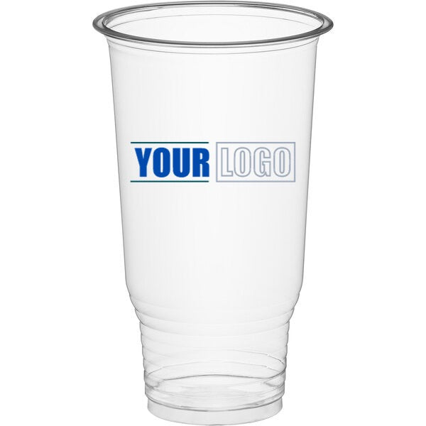 Vasos fríos transparentes personalizados de 32 oz 