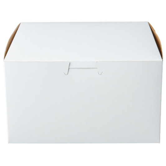 Caja de panadería personalizada 07" x 07" x 4" -100/paquete