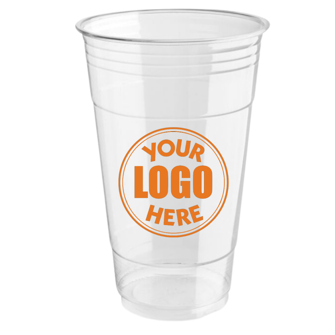 5 Pack of 24oz & 16oz Clear Transparent Cold Cup / Blank Cup / 